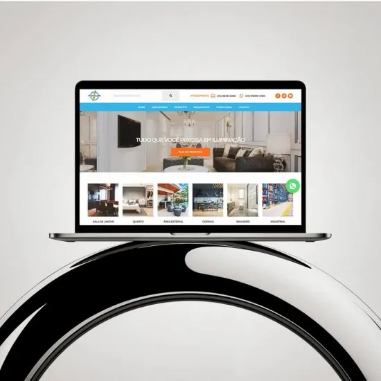 Versão para desktop do site Pro Mercado, layout responsivo criado pela Agência Kanka