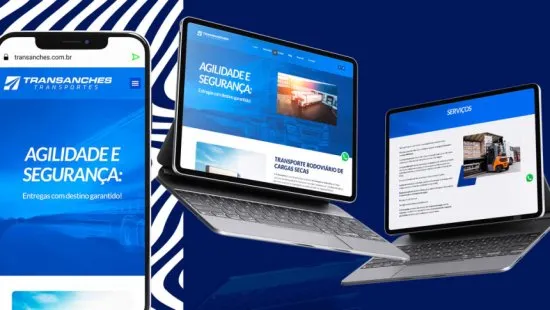 Site desenvolvido para Transanches pela Agência Kanka – imagem de capa
